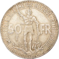 Belgium. Leopold III. 50 Francs. 1935 FR.
