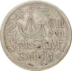 Poland. Free city of Danzig. 2 Gulden. 1923.