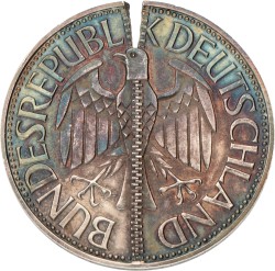 Germany. 1990. Satire Medal of the reunion.