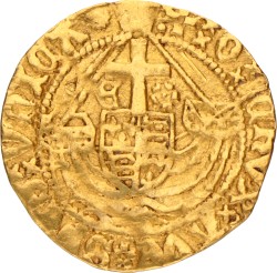 Great Britain. London. Edward IV. ½ Angel. N.D. (1473 - 1477). AU details.