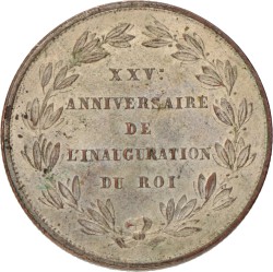 Belgium. Leopold I. 5 Centimes - 25th anniversary of the inaugeration of Leopold I. 1856 FR. XF.