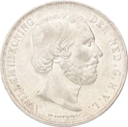 2½ Gulden. Willem III. 1871. Prachtig -.