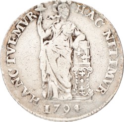 1 gulden - Generalteits. Holland. 1794. Fraai / Zeer Fraai.