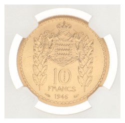 Monaco. Louis II. 10 Francs - Pattern. 1946.