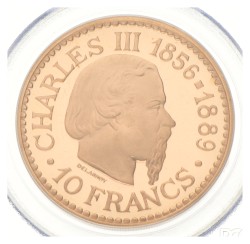 Monaco. Rainier III. 10 Francs - Pattern, Charles III. 1966.