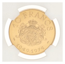 Monaco. Rainier III. 10 Francs - Pattern. 1974.
