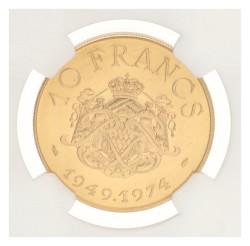 Monaco. Rainier III. 10 Francs - Pattern. 1974.