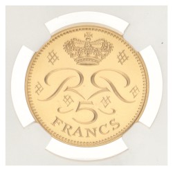 Monaco. Rainier III. 5 Francs - Pattern PIEFORT. 1974.