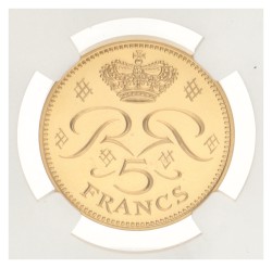 Monaco. Rainier III. 5 Francs - Pattern PIEFORT. 1974.