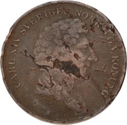 Sweden. Carl XIV Johan. 2 Skilling Banco. 1835.