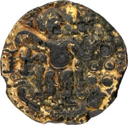 Ceylon (Sri Lanka). 1 Kahavanu. Stater. No date. Chola Dynasty.