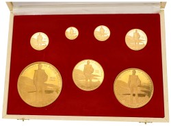 Monaco. 1966. Commemorative medal set of 7 medals of the centennial of Monte Carlo.