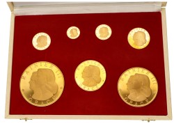 Monaco. 1966. Commemorative medal set of 7 medals of the centennial of Monte Carlo.