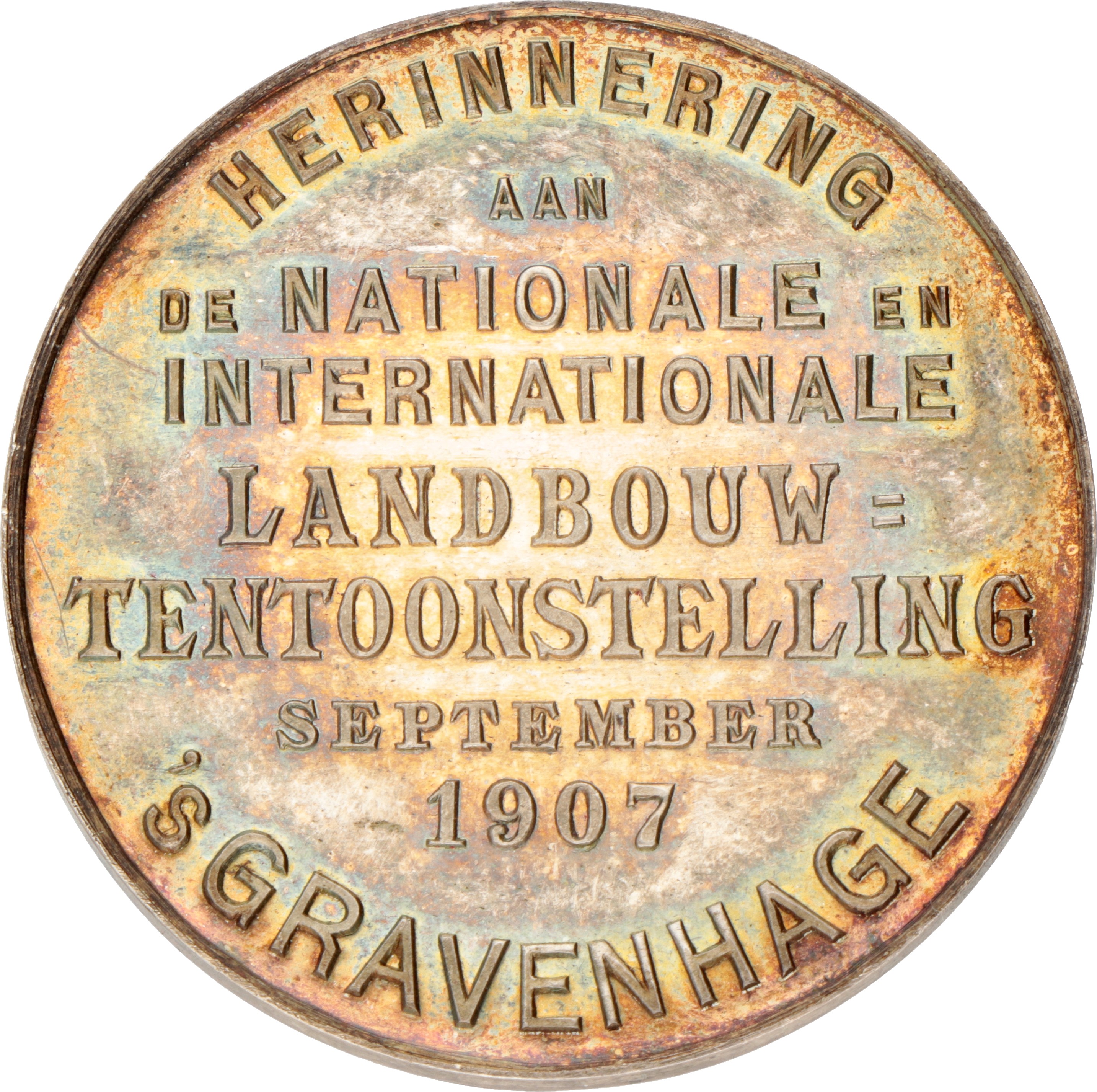 Nederland. Den Haag. 1907. Nat. en Internat. Landbouw-tentoonstelling te 's-Gravenhage.