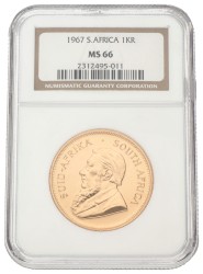 South Africa. Krugerrand - 1 Oz. 1967.