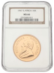 South Africa. Krugerrand - 1 Oz. 1967.