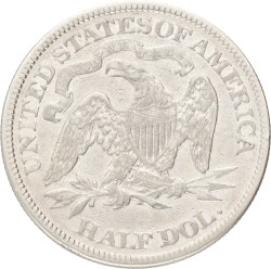 USA. 'Seated Liberty' Half Dollar - with motto. 1873.