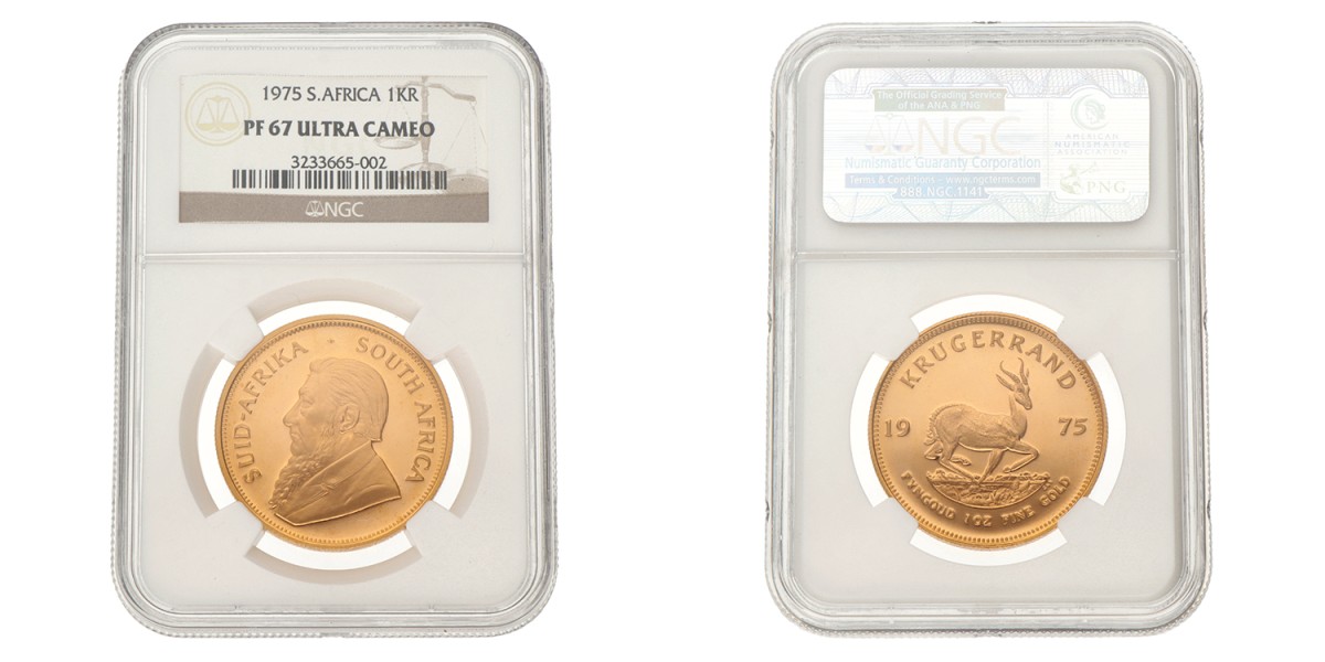 South Africa. Krugerrand - 1 Oz. 1975.