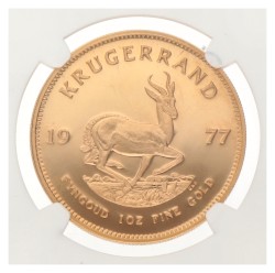 South Africa. Krugerrand - 1 Oz. Fine reeding. 1977.
