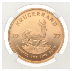 South Africa. Krugerrand - 1 Oz. Fine reeding. 1977.