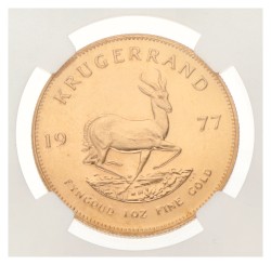 South Africa. Krugerrand - 1 Oz. Coarse reeding. 1977.