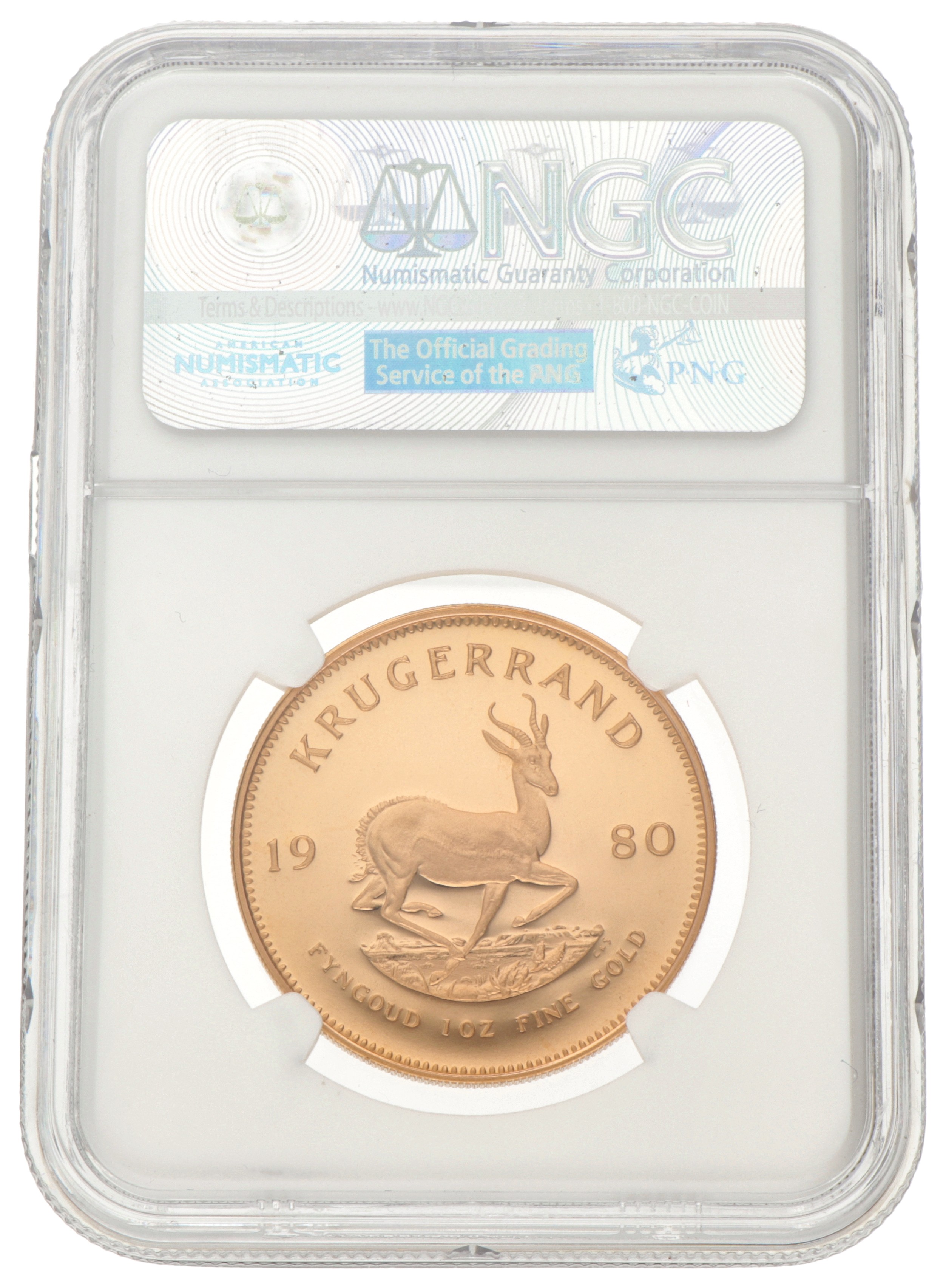 South Africa. Krugerrand - 1 Oz. 1980.