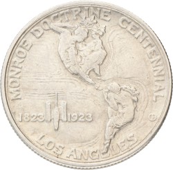 USA. ½ Dollar - Monroe Doctrine Centennial. 1923.