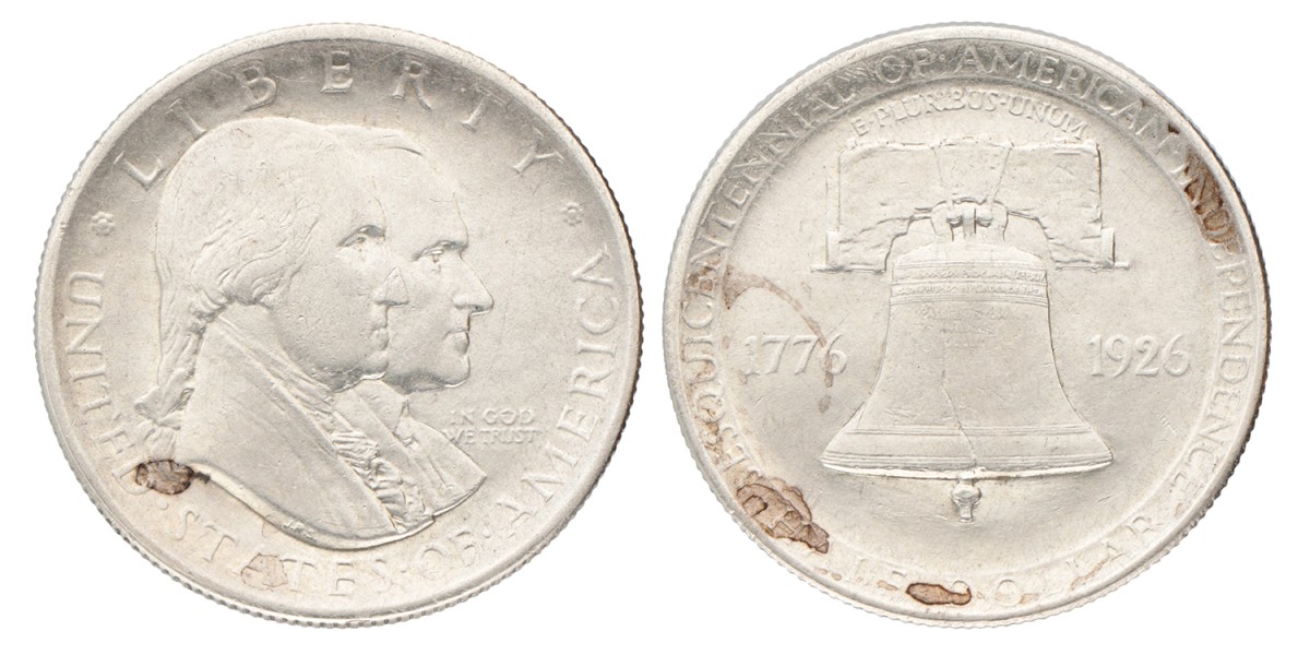 USA. ½ Dollar - Sesquicentennial of American Independence. 1926.