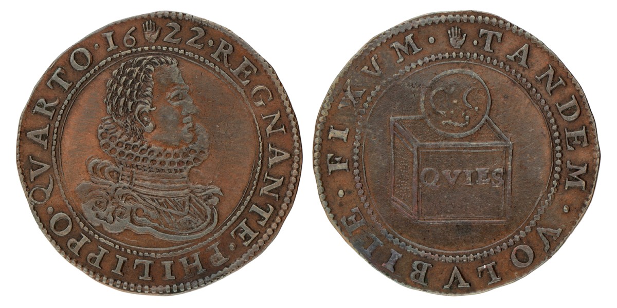 Zuidelijke Nederlanden. Antwerpen. 1622. Troonsbestijging van Filips IV.