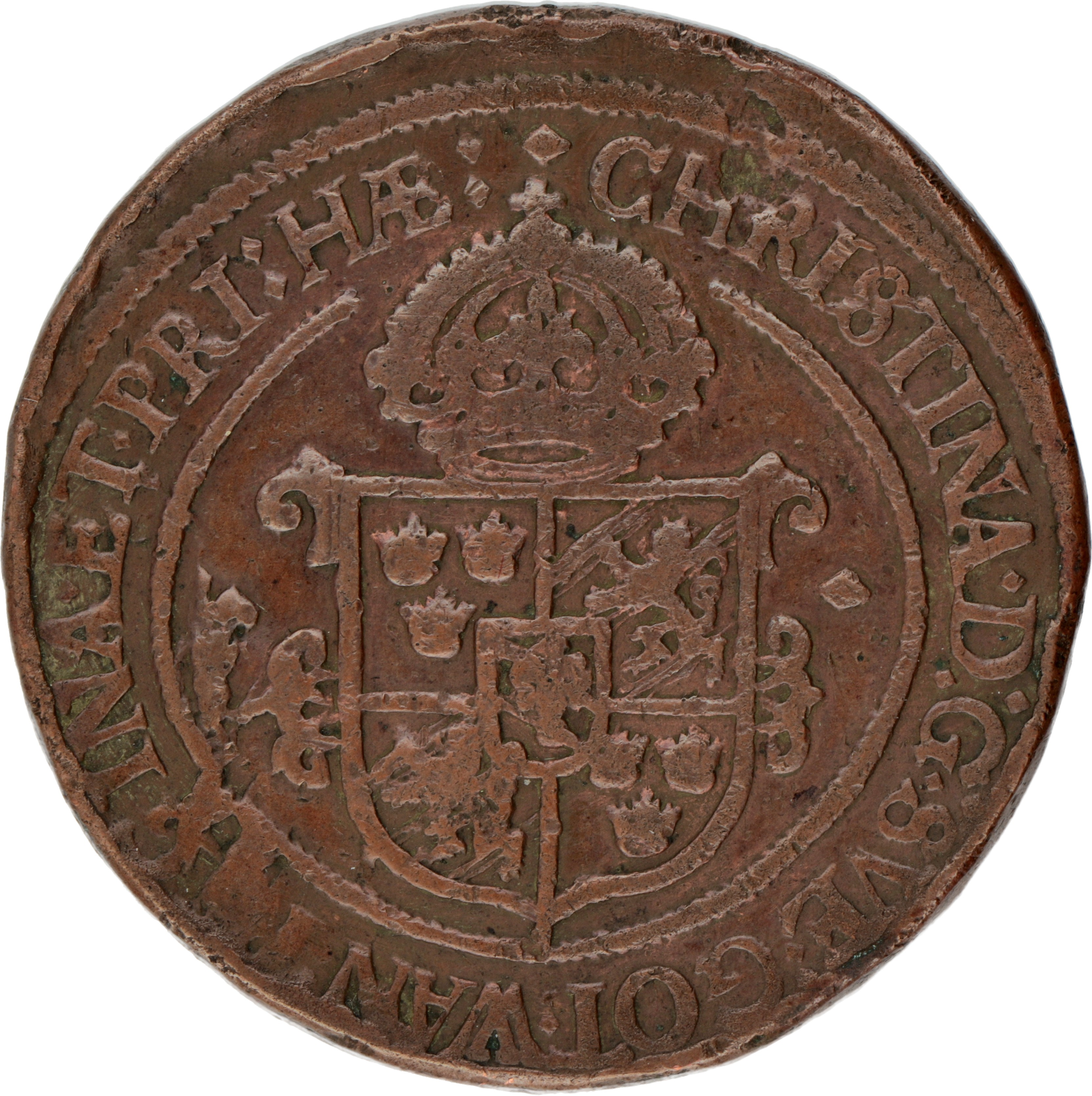 Sweden. Kristina I. 1 öre. 1646.