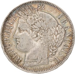 France. Third Republic. 5 Francs. 1871 K.