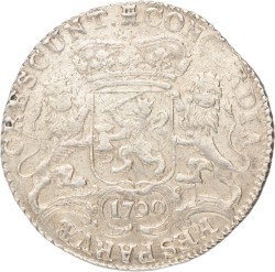 Dukaton of zilveren rijder. Zeeland. 1790. Zeer Fraai.