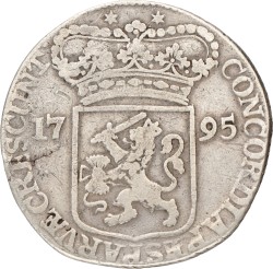 Zilveren dukaat. Zeeland. 1795. Fraai +.