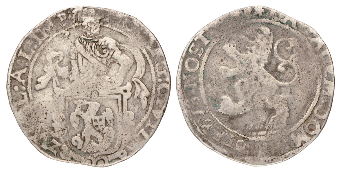 Leeuwendaalder op stedelijke muntslag. Zwolle. 1641. Fraai.