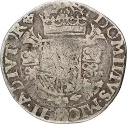 Halve filipsdaalder. Gelderland. Filips II. 1563. Fraai.