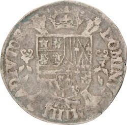 Vijfde filipsdaalder. Overijssel. Filips II. 156(3). Fraai.