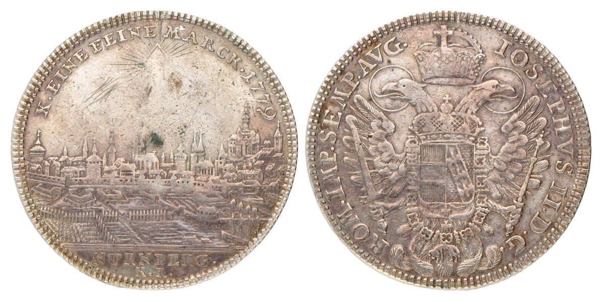 German states. Nurnberg. Thaler. 1779.