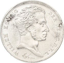 1 Gulden. Willem I. 1820 U. Zeer Fraai.