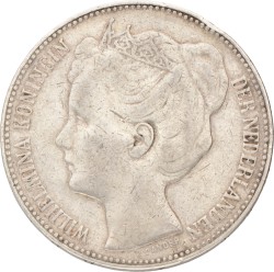 2½ Gulden. Wilhelmina. 1898 zonder punt. Zeer Fraai.