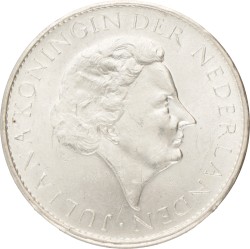 1 Gulden. Suriname. Juliana. 1966. Prachtig +.