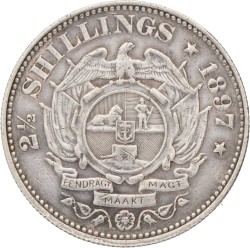 South Africa. Zuid Afrikaansche Republiek. 2½ Shillings. 1897.