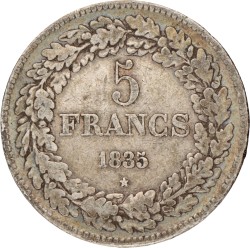 Belgium. Leopold I. 5 Francs. 1835.