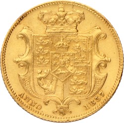 Great Britain. Wiliam IV. Sovereign. 1837.