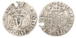 Portugal. Lisboa. Joao II. 1 Vintém. N.D. (1481 - 1495).