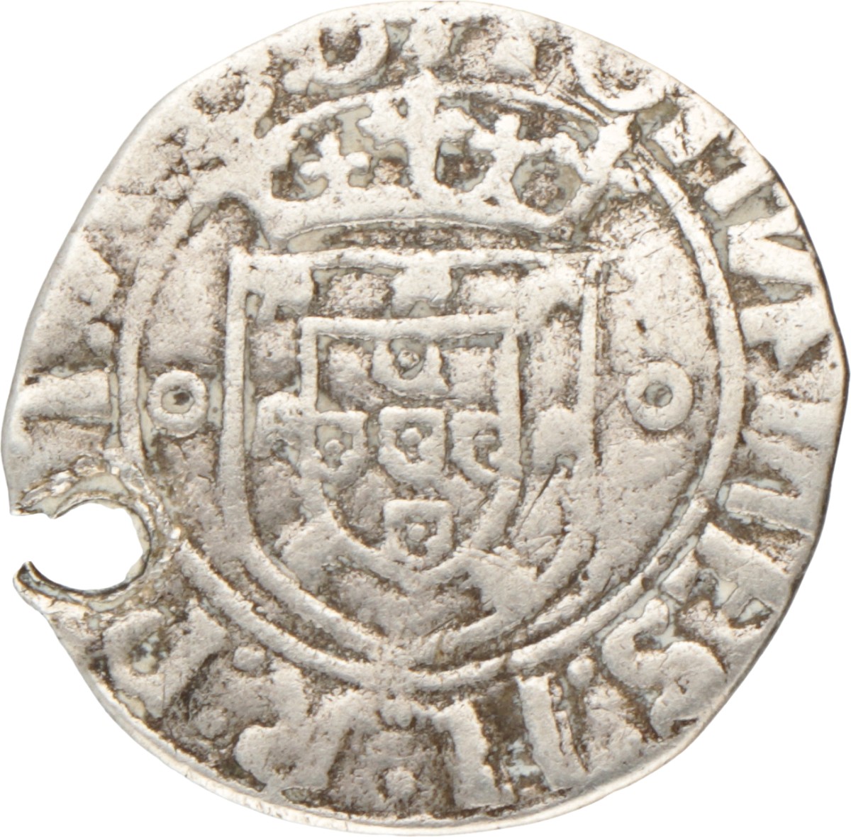 Portugal. Lisboa. Joao II. 1 Vintém. N.D. (1481 - 1495).