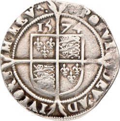 Great Britain. Elizabeth I. 6 Pence. 1574.