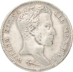 1 gulden. Willem I. 1822 U. Fraai / Zeer Fraai.