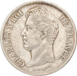 France. Charles X. 5 Francs. 1829 D.