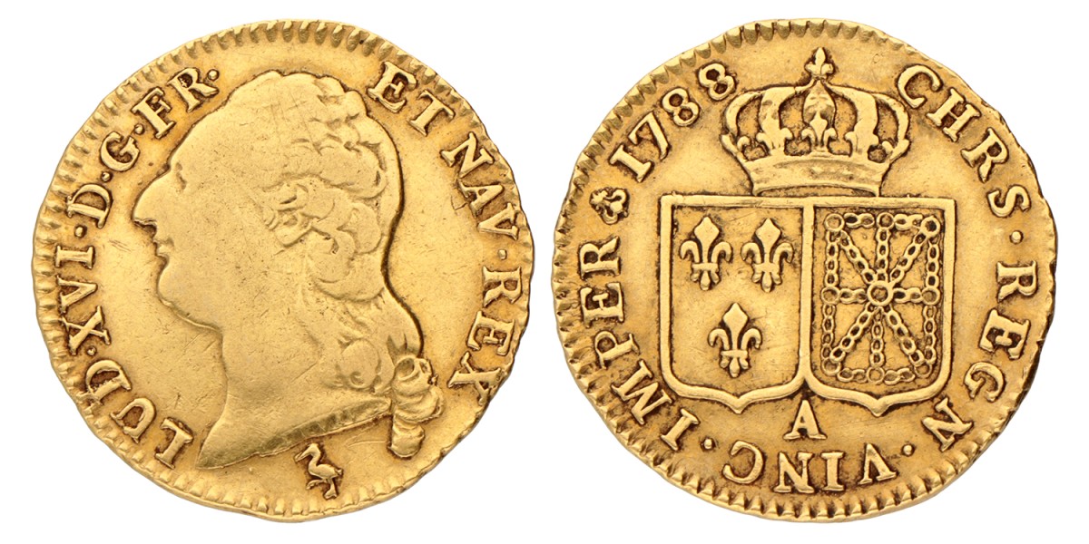 France. Louis XVI. Louis d'Or. 1788 A.