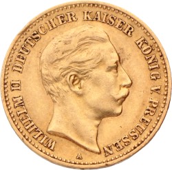 German states. Prussia. Wilhelm II. 10 Mark. 1905 A.